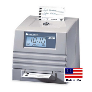 Florida Time Clock - Pyramid 4000 Self-Totaling Clock PTR4000