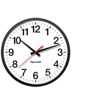 Large synchronized wall clock